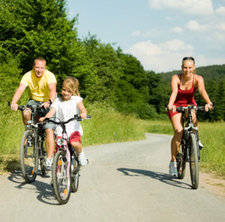 holiday let cycle paths